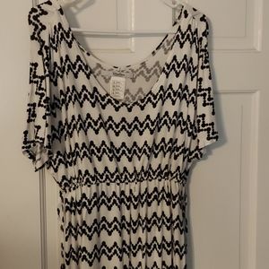 Disney Parks Mickey Mouse chevron maxi dress XL